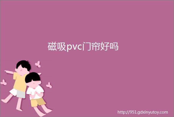 磁吸pvc门帘好吗