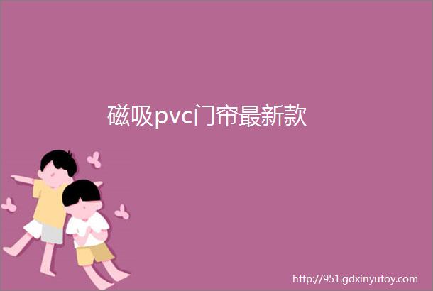 磁吸pvc门帘最新款