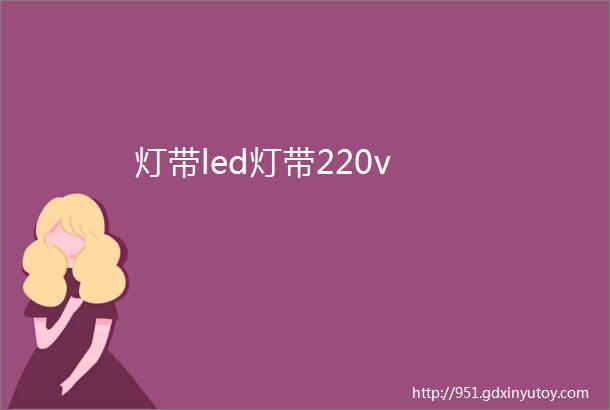 灯带led灯带220v