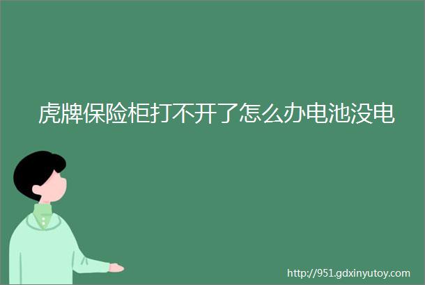 虎牌保险柜打不开了怎么办电池没电