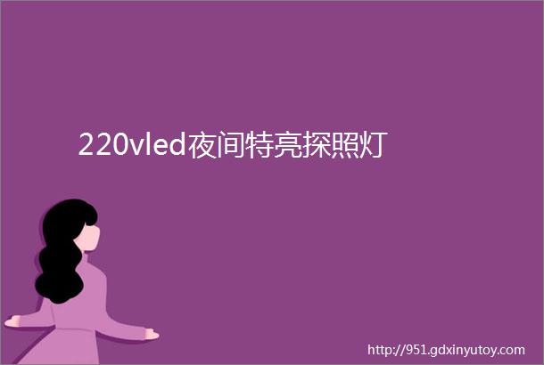 220vled夜间特亮探照灯