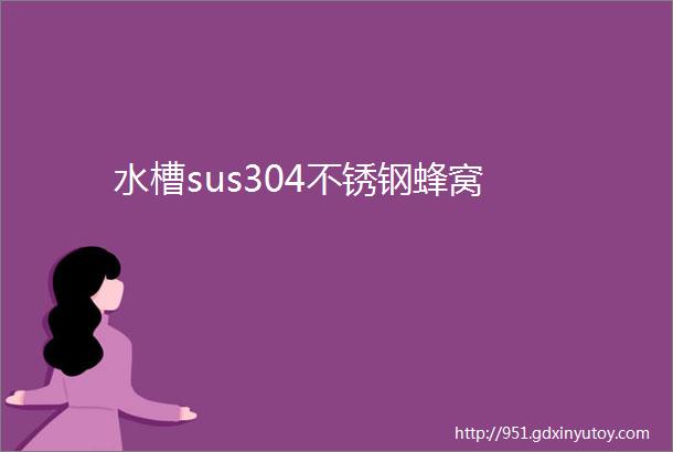 水槽sus304不锈钢蜂窝