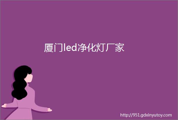 厦门led净化灯厂家