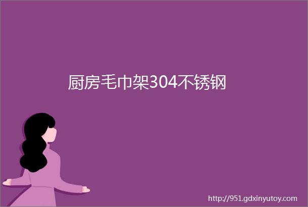 厨房毛巾架304不锈钢