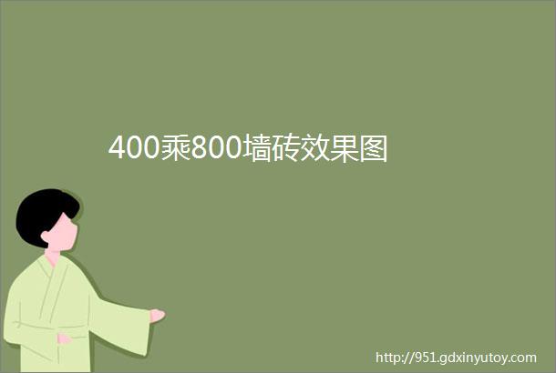 400乘800墙砖效果图