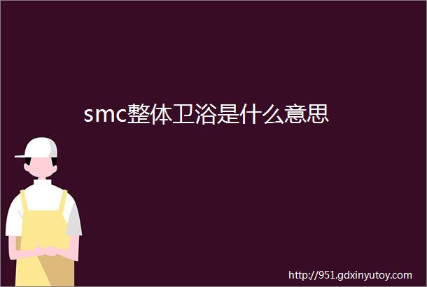 smc整体卫浴是什么意思