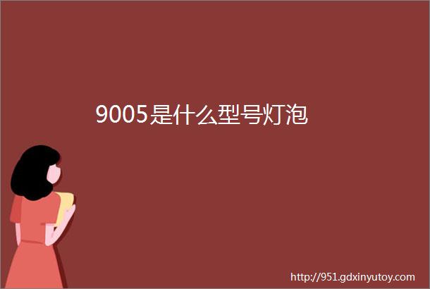 9005是什么型号灯泡