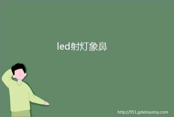 led射灯象鼻