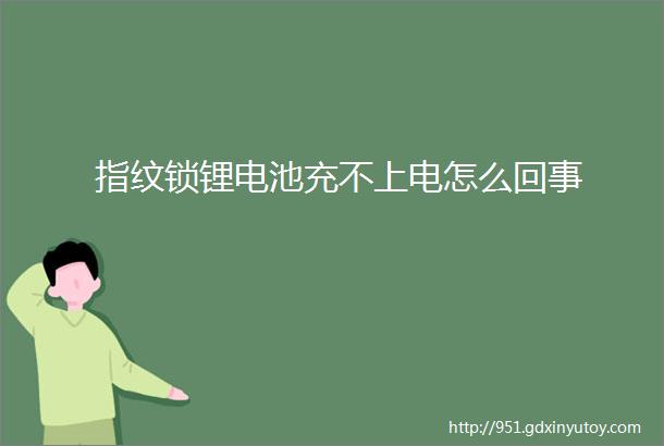 指纹锁锂电池充不上电怎么回事