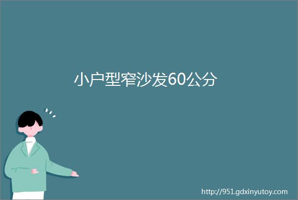 小户型窄沙发60公分