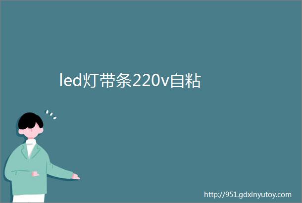 led灯带条220v自粘